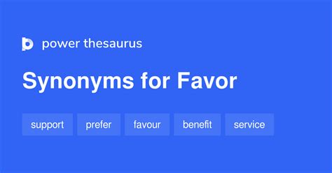 favor synonym